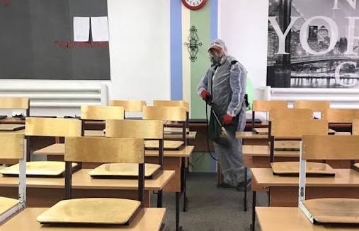 Дезинфекция спортивного лицея Дезинфекция спортивного лицея